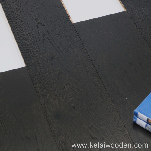 Black Color oak engineered flooring